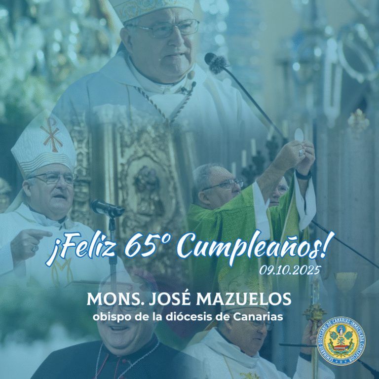 ¡Feliz 65º cumpleaños, Mons. José Mazuelos!