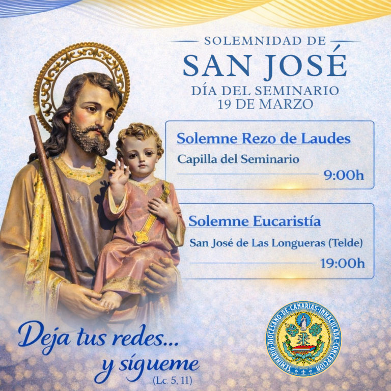 ¡Hoy celebramos a San José, patrón de los Seminarios!